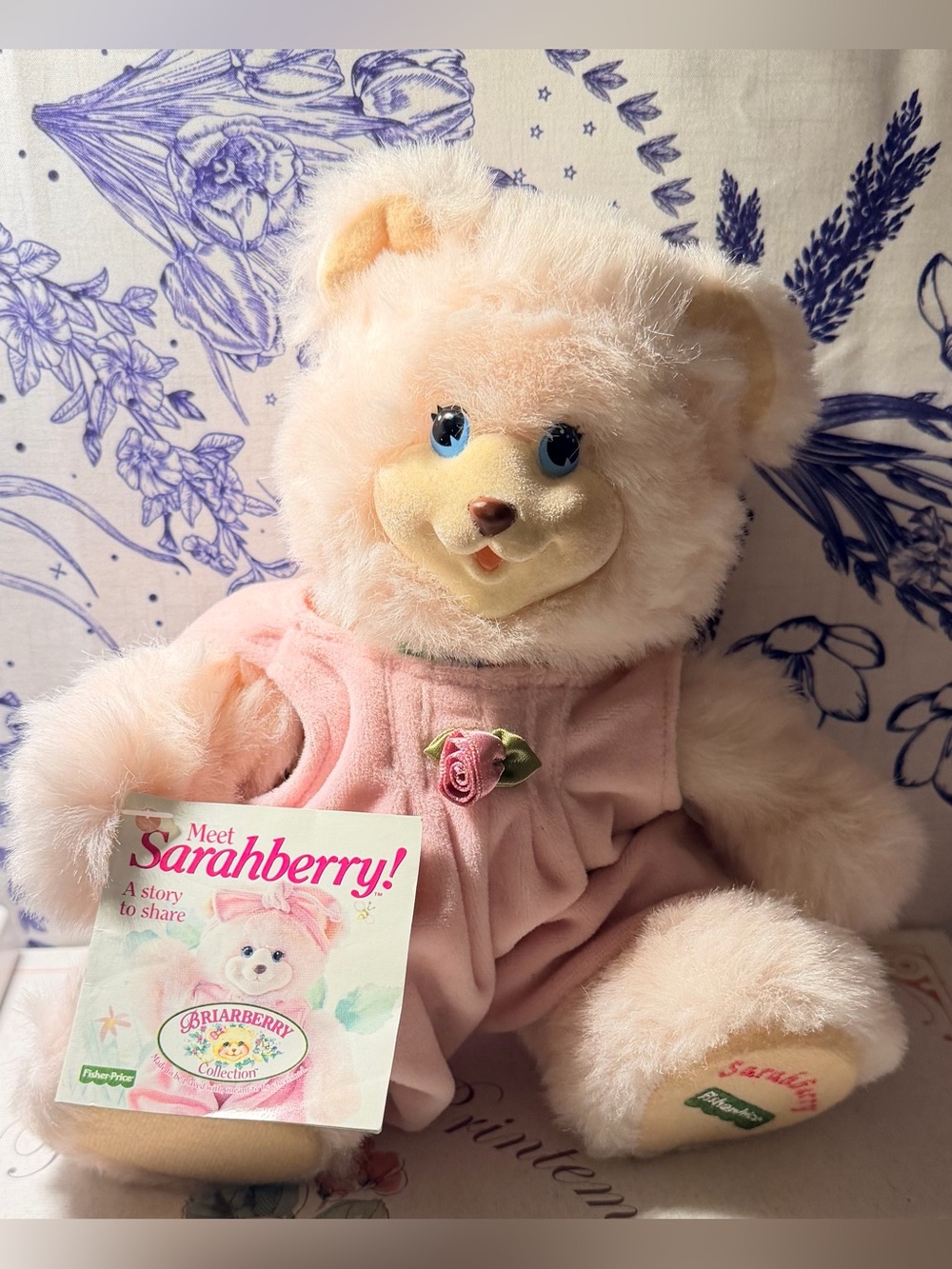 Sarahberry Plush Pink “RARE” vintage teddy bear